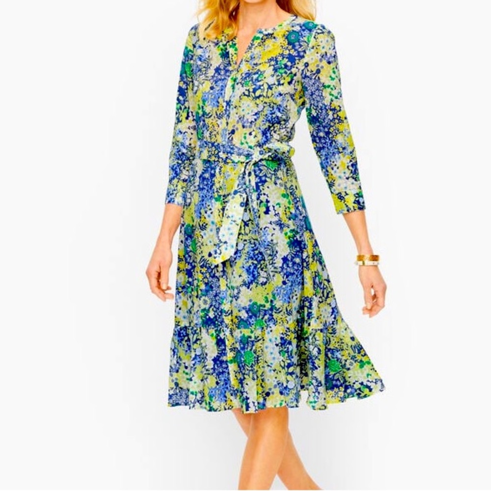 Talbots Butterfly in the Garden Dress